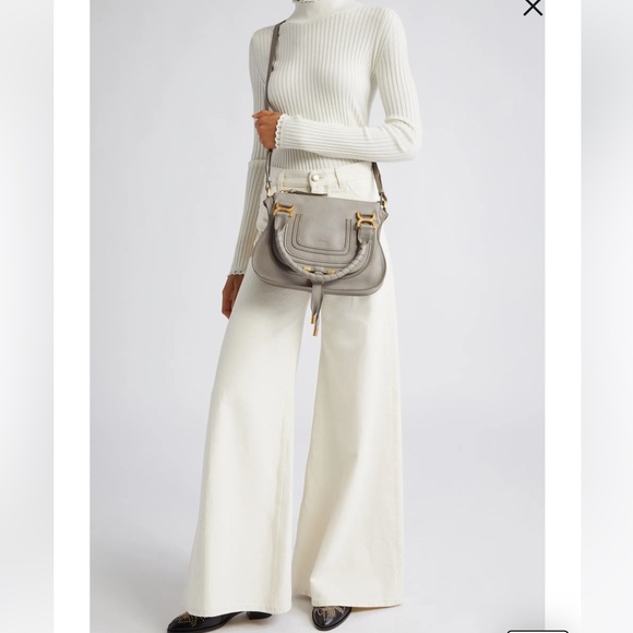 Chloe Small Marcie Bag Storm Blue - Picture 11 of 12